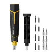 JAKEMY JM-8197 16-Piece CR-V Screwdriver Set with Phillips Slotted Tri-wing and Hex Bits Multi-Function Household Tool K