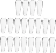 Nail Art Tool 20pcs Glass Crystal Cards Nail Polish Display Stand Trapezoidal Nail Board