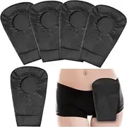 4 Pcs Black Ostomy Bag Cover Ostomy Pouch Cover Odor Control Stretchy Bag Cover Washable Pouch Liner for Women Men Lightweight Care Protector Protective Bag (2.36 Inch Diameter)