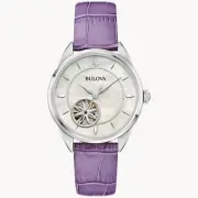 *BRAND NEW* Bulova Sutton Classic Open Aperture White Dial Women's Watch 96L339