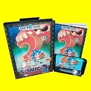 Linker Wish 16 Bit Sega MD Game Sonic the hedgehog 2 With Box And Manual 16bit MD Game Card For Sega Mega Drive For Genesis
