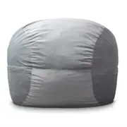 The Wombat Light Grey Memory Foam Soft Chair