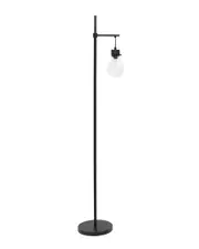 Lalia Home Black Matte 1-Light Beacon Floor Lamp