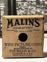 antique cleveland ohio advertising Marlins Guaranteed Wire Picture Cord NEW