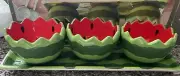 ••~•• PIER 1 IMPORTS BRAND NEW IN BOX CONDIMENT BOWL AND TRAY SET ••~••