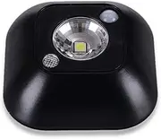 MODOAO Mini Wireless Battery Operated Motion Activated Lights Sensor Wall LED Emergency Lamp (Black)