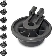 Universal Basket Wheels for Bosch, Siemens, Neff and Much More Dishwashers, Pack of 8, Suitable for Many Dishwashers