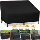 Outdoor Waterproof Garden Patio Furniture Cover for Bench Couch Sofa Cover Black