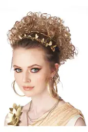 California Costume Greco-Roman Goddess Curly Wig Adult Women Accessory 7021-220