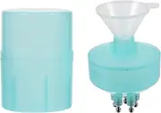 MUSISALY 1 Set Applicator Bottle for Hair Care Refillable Dropper Applicator with Scalp Comb Transparent Design for Even Application of Hair Dye Shampoo Oils