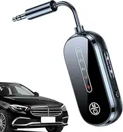 Wireless Transmitter, Car Transmitting Wireless, 2-in-1 Audio Receiver with Digital Display, 3.5mm Aux Adapter, Ideal for Travel, Usage Scenario Plane, Trucks, Teen, Tablets