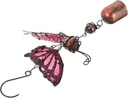 FONDOTIN Small Wind Chime Butterflies Home Decorative Hanging Bell Wind Chime Pendant for Boys and Girls Birthday