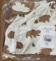NWT Angel Dear Take me Home Set brown bear 0-3 mo