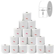 16x Thermal Direct Labels Roll 100 x 150mm Label Printer Parcel Startrack Zebra Shipping Bulk Self Adhesive