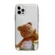 可愛黃油小熊適用iPhone13手機殼14promax/xsmax/11pro/7plus/8p透明xr6sp卡通12m