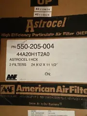 2 Pack- AAF Flanders AstroCel HCX Air Filter 550-205-004 24x24x11.5