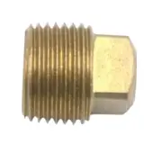 Midland Metal 28-089 28089 Cored 1” Marine Grade Brass Plug Fitting