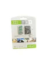 PNY 32GB Elite UHS-I microSDHC Memory Card with Adapter 3 Pack New