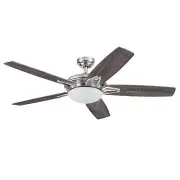Prominence Home Clancy, 52 Inch Contemporary LED Ceiling Fan with Light, Remo...
