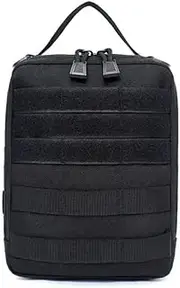 Tactical Backpack Tool Bag Utility Accessories Storage Handbag Outdoor Camping Hunting Survival Kit Medical Pouch,Black