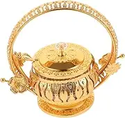 OFFSCH 1 Set European Style Retro Spice Jar Decorative Sugar Jar for Condiments Multi Purpose Canister for Kitchen Fine Workmanship Stylish Design Easy to Use for Salt Sugar and Spices