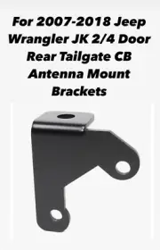 Tailgate Spare Tire Antenna CB Antenna Mount Holder Bracket For JEEP JK Wrangler