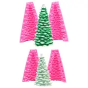 3D Christmas Tree Silicone Mold Making DIY Cake Mould Baking