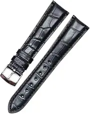 [BHUTMPJK] Suitable Fit For ZENITH Captain Skin Leather Watch Strap Bamboo Grain Men Watch Accessories 20mm