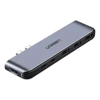 在飛比找博客來優惠-綠聯MacBook集線器USB3.0*3+USB-C*2+P