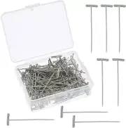 1.5 inch T-Pins, 100 Pcs Multifunctional Steel T-pins, Stainless Steel T Pins