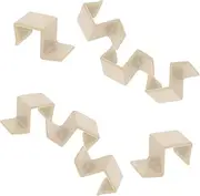 ANDRESLAD 10pcs Plastic Bed Rail Brackets Baby Bed Frame Support Easy to Install for Baby Furniture Parts