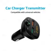Wireless Adapter Car Phone Charger Transmitter FM Radio for iPhone Android