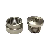 GkgWuxf Oxygen Sensor Bung Plug, M18x1.5 Threads O2 Sensor Recessed Nut, Automotive Replacement Oxygen Parts Standards Extender for Exhaust Pipes