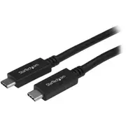 StarTech.com 0.5m USB C to USB C Cable - M/M - USB 3.1 Cable (10Gbps) - USB Type C Cable - USB 3.2 Gen 2 Type C Cable - Connect