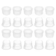 100pcs Lamp Pipe Cord Protector, Tube Hole Bushing for 1/8 IPS Pipe, Clear