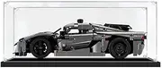 Acrylic Display Case for Lego 42173 Technic Koenigsegg Jesko Absolut Grey Hypercar Figure Storage Box Dust Proof Glue Free