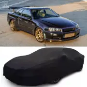 For 2009-2024 Nissan GT-R Stain Stretch Car Cover Dust UV Proof Custom Outdoor (for: Nissan)