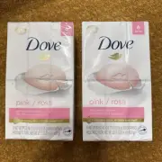 Dove Beauty Pink Rosa Deep Moisture Bath Bar Soap 12 Individual 3.75oz Bars