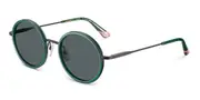 Etnia Barcelona Almagro 21 Polarized BKGR Women’s Sunglasses Green Size 51