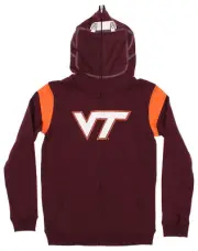 Outerstuff NCAA Virginia Tech Hokies Youth (8-20) Full Zip Helmet Masked Hoodie