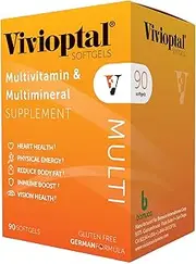 Vivioptal Multi 90 Capsules - Multivitamin & Multimineral Supplement - Lipotropic Substances & Trace Elements