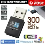USB Wireless N WiFi Dongle Adapter Network LAN Card 802.11n 300Mbps Windows 10