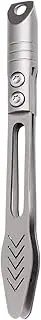 Titanium Tweezers, Multipurpose Titanium Alloy Forceps, Portable Precision Tweezers Key Charm for Model Building Electronics Repair Eyebrow Grooming Gardening Craft Projects