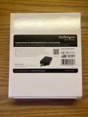 StarTech 3.5" Trayless Hot Swap SATA Mobile Rack for Dual 2.5" Hard Drive HDD