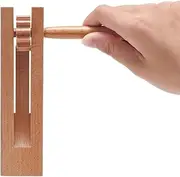 2 Pack Wooden Spinning Ratchet Noise Maker Grogger, Traditional Matraca for Parties, Sports Events and Celebrations