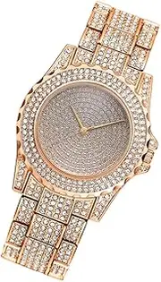 [LIFKOME] Watch Couple Decoration Plate De Chine Jewelry Eye Charm Window Decoration Women Girl Presents Jewelry Board Tray Funny Biscuit Tin Mini Gold Frames Lid Rose Gold Alloy