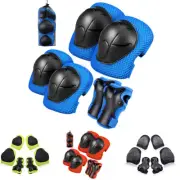 6x Kids Protective Gear Set Scooter Skate Roller Cycling Knee Elbow Pad Skating