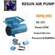 Resun Air Pump,DC12V 68L/M Air Compressor Oxygen Pump Inflated Aquarium AU STOCK