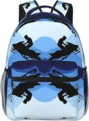 [CHRYSM] Backpack For Girls Boys Teens Schoolbag,Bookbag,Turtles On The Beach Daypack For High School,College,Travel,Work