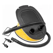 Wildtrak Portable 5L Compact Foot Pump w/Fittings For Mattress/Inflatable Yellow